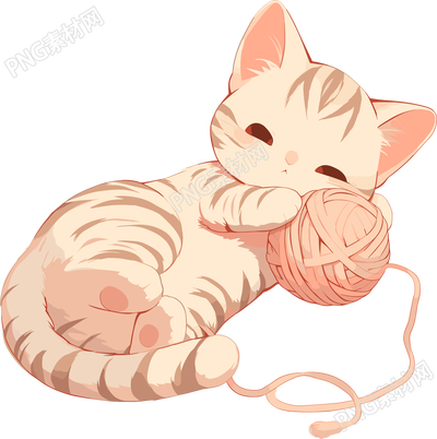 貓咪可愛插畫
