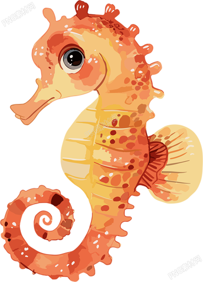 海馬可愛(ài)素材