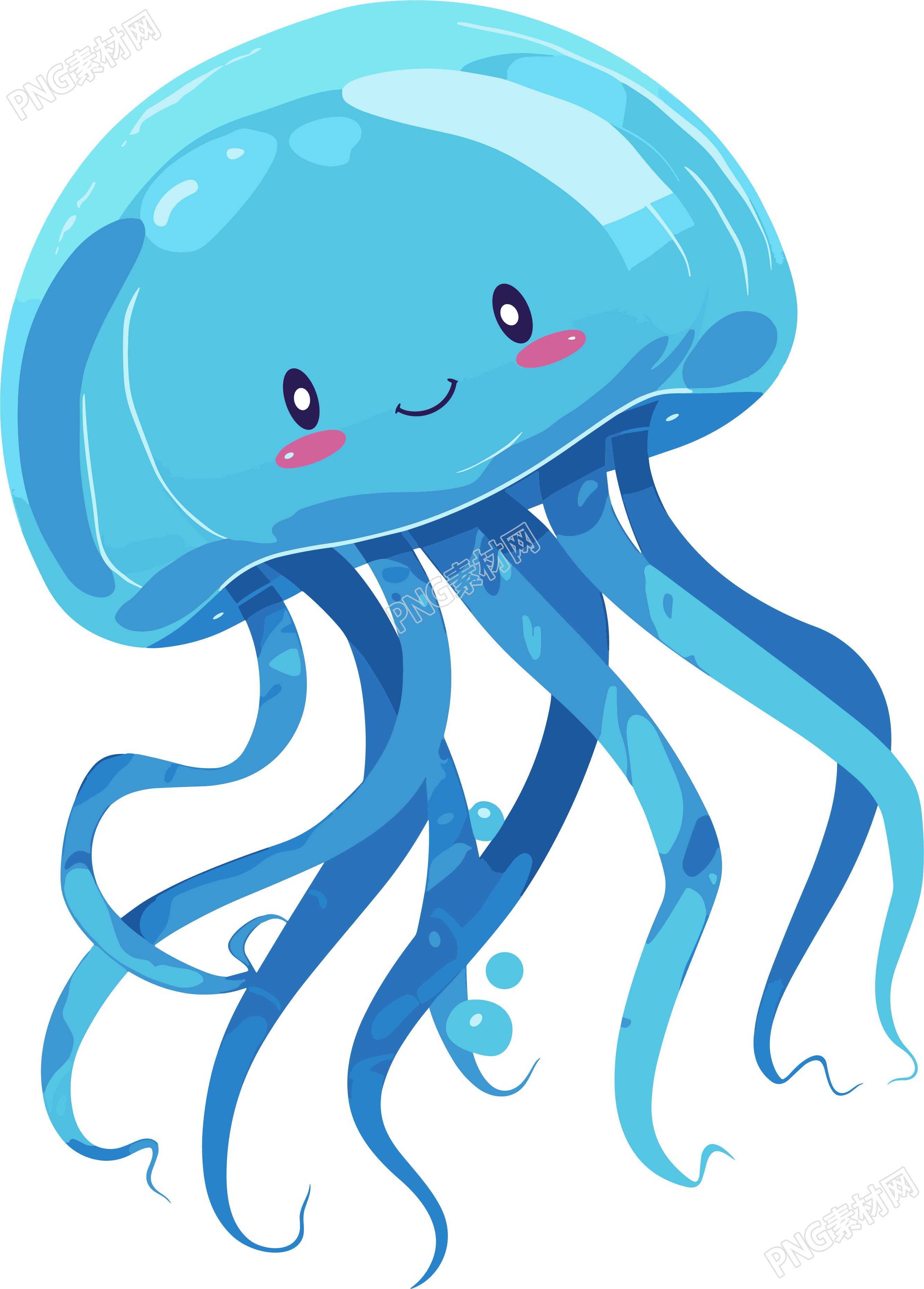 八爪鱼海洋生物素材