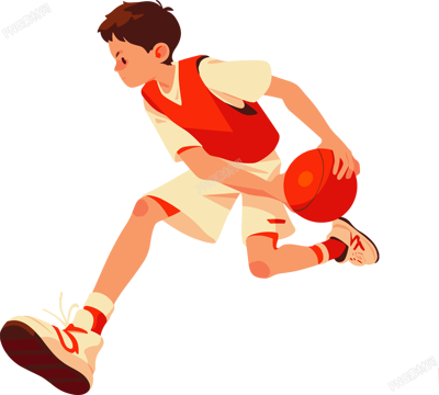春季運(yùn)動(dòng)會(huì)打籃球創(chuàng)意插畫(huà)