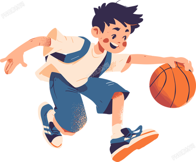 春季運(yùn)動(dòng)會(huì)打籃球素材
