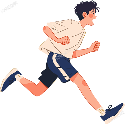 春季運(yùn)動(dòng)會(huì)跑步簡(jiǎn)約插圖