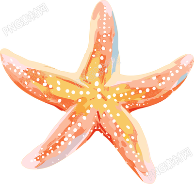 海洋海星插圖