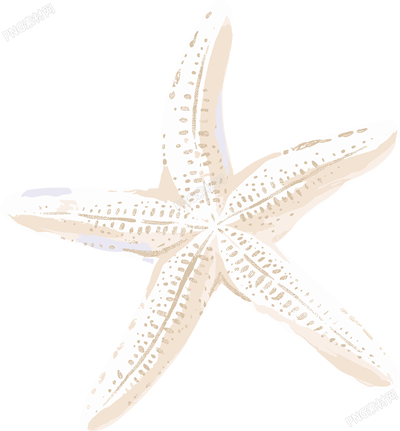 海洋海星漂亮插畫
