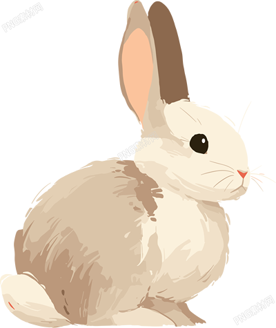 兔子簡筆畫插圖