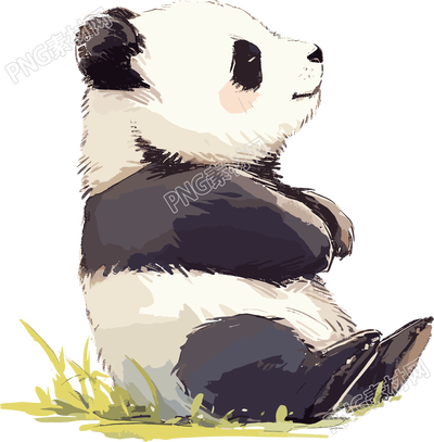 大熊貓可愛素材