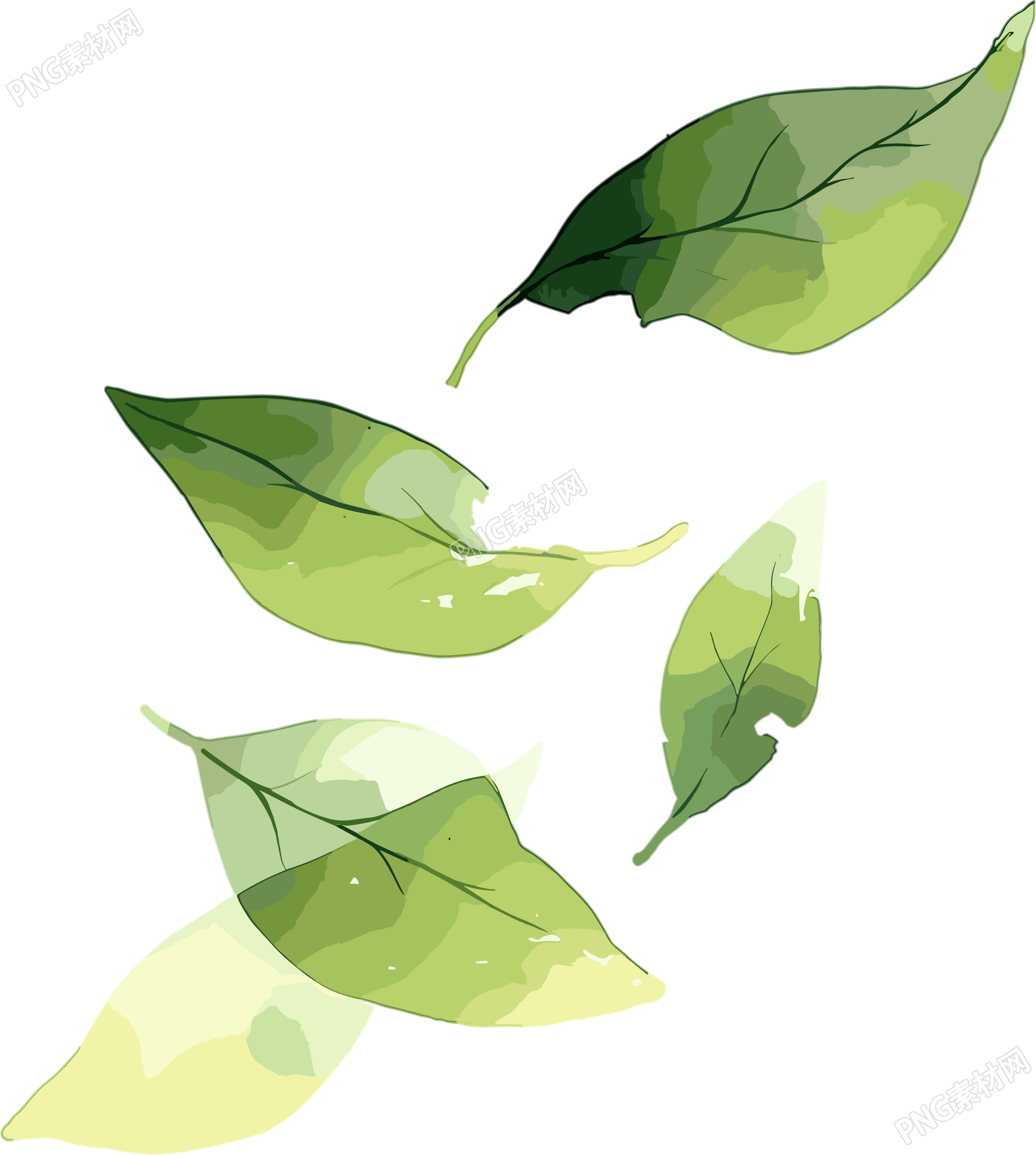 树叶创意素材