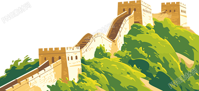 長城風景唯美素材