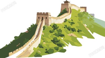 長(zhǎng)城簡(jiǎn)約圖標(biāo)素材