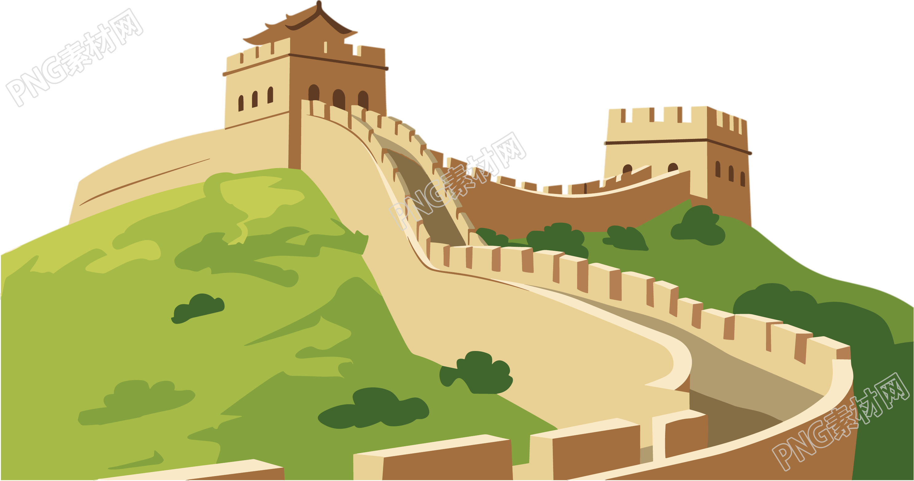 长城简约素材