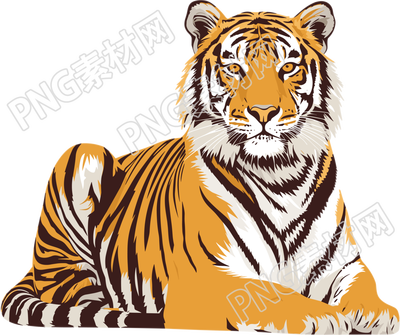 老虎PNG圖形素材