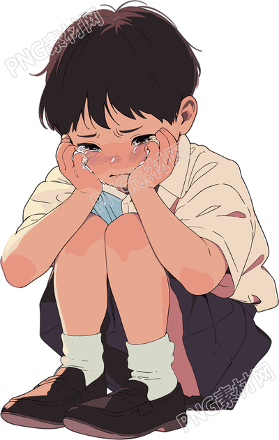 校園霸凌哭泣插圖