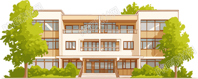 校園教學(xué)樓唯美素材