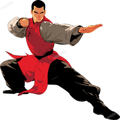 武術(shù)矢量元素素材