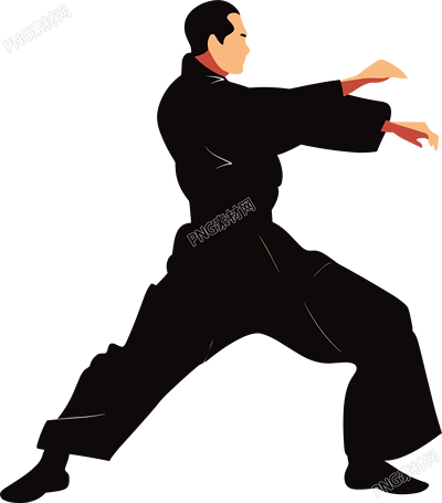 武術(shù)矢量插畫(huà)素材