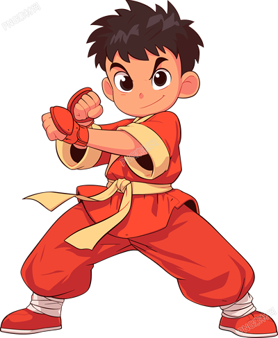 武術(shù)少年插畫(huà)