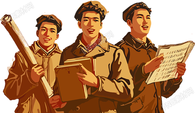 勞動節(jié)復(fù)古圖形素材