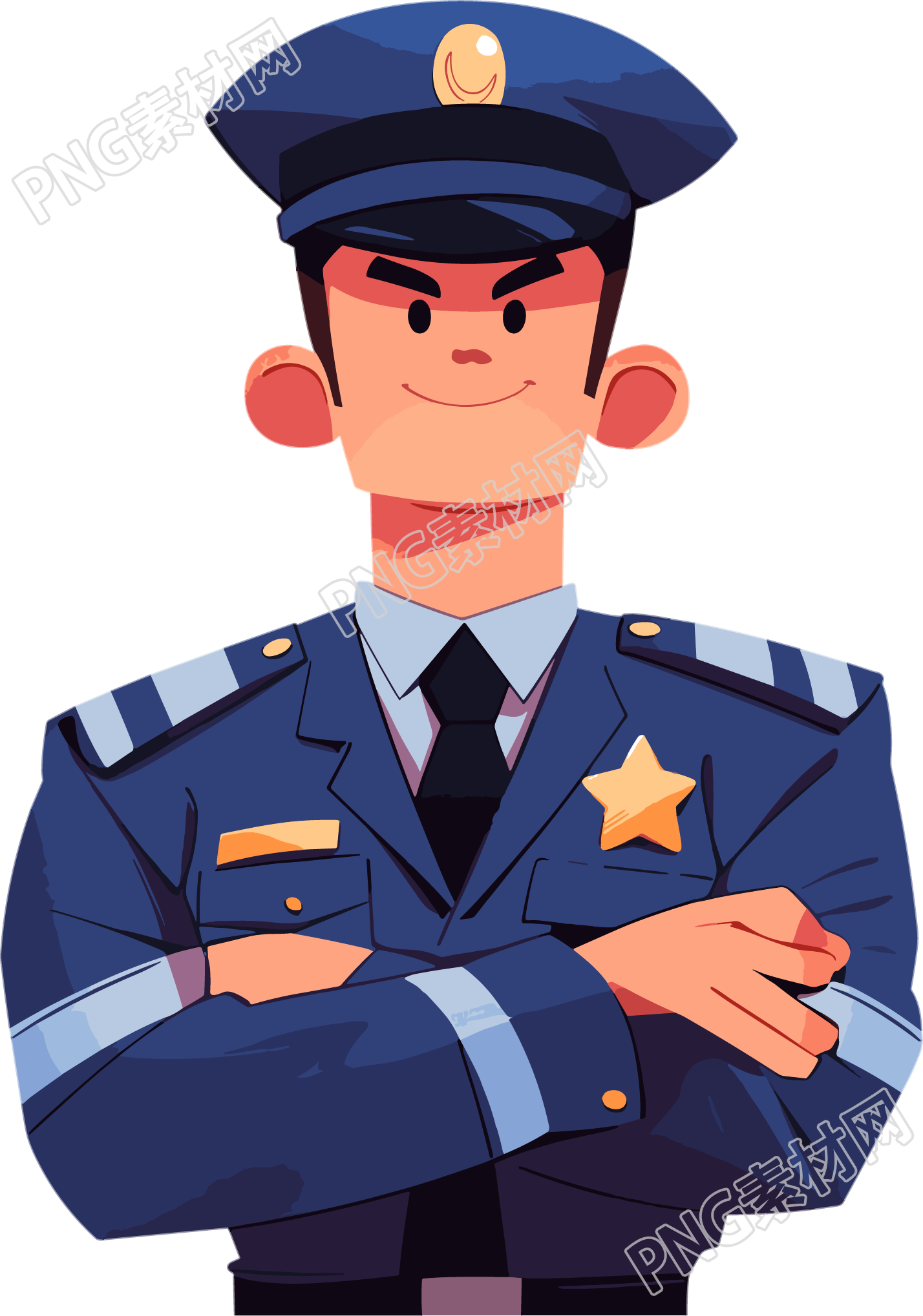 警察PNG创意元素