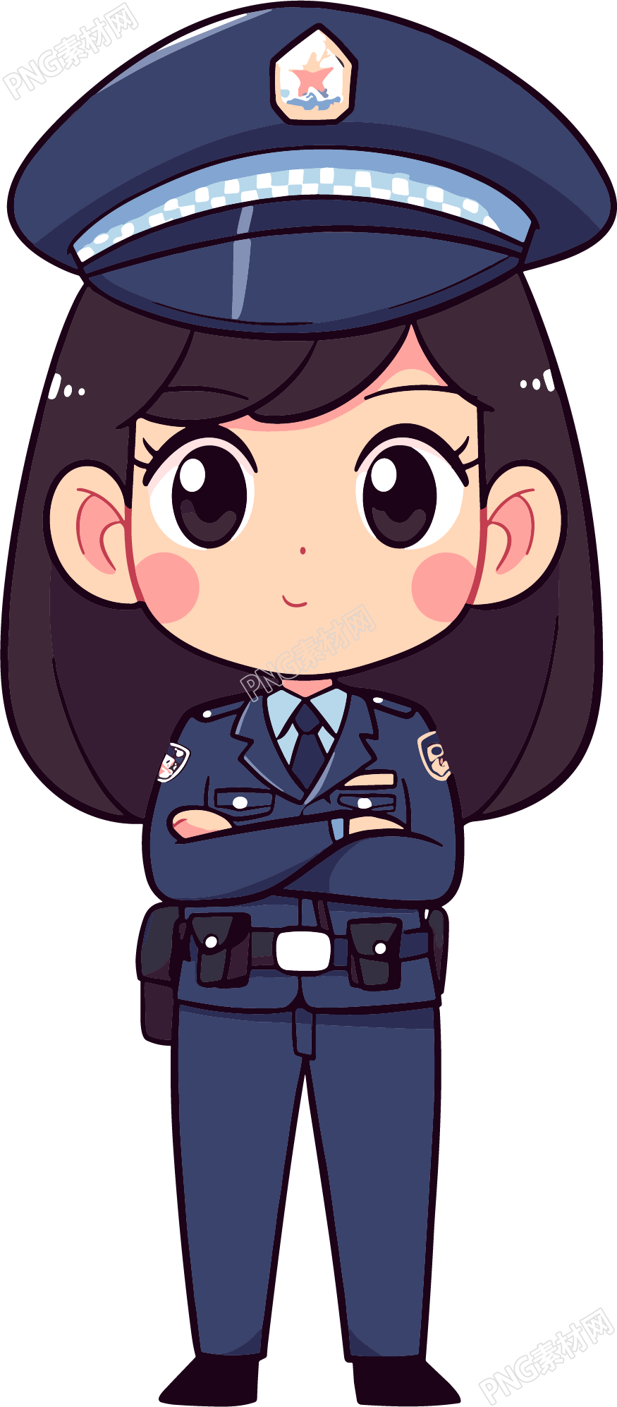 警察商业图形素材