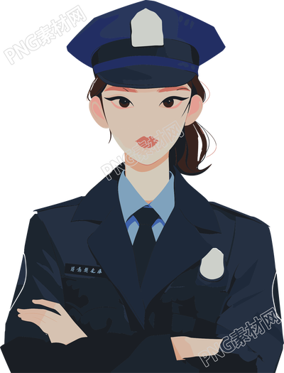 警察商業(yè)插畫