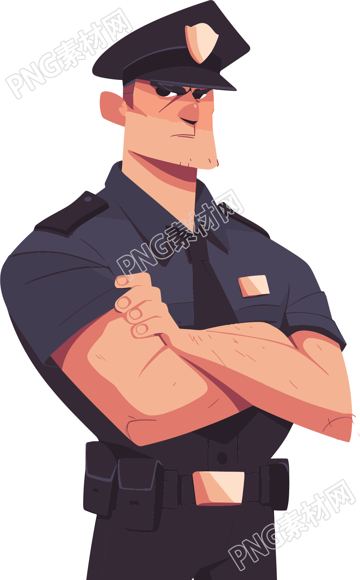 警察高清插画