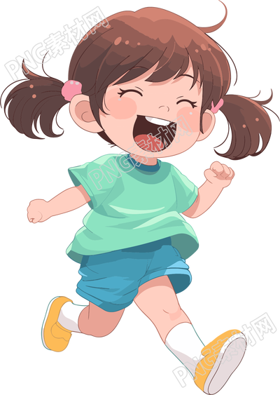歡樂兒童透明背景素材