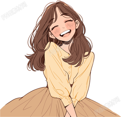 少女可愛插畫設(shè)計