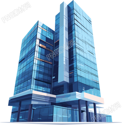 樓房現(xiàn)代建筑矢量插圖