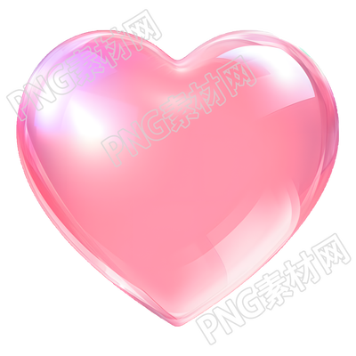 戀愛插畫粉色愛心素材