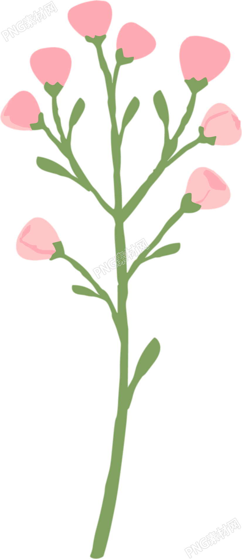 小花插画设计元素