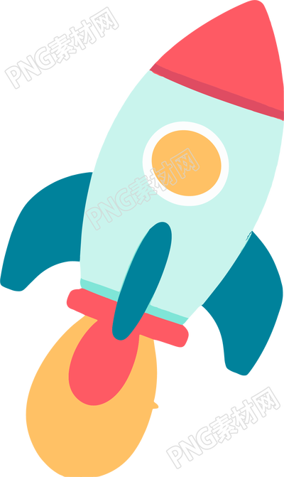 火箭圖標(biāo)插畫