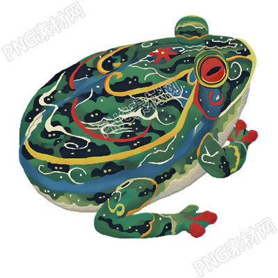 青蛙玩具復(fù)古素材