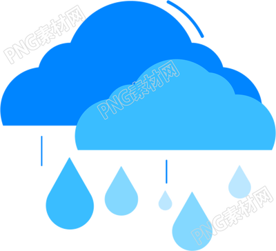 暴雨天氣插圖