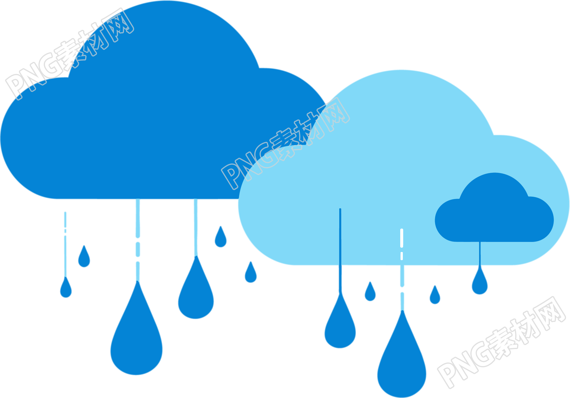 暴雨天气素材