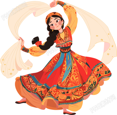 新疆美女插圖