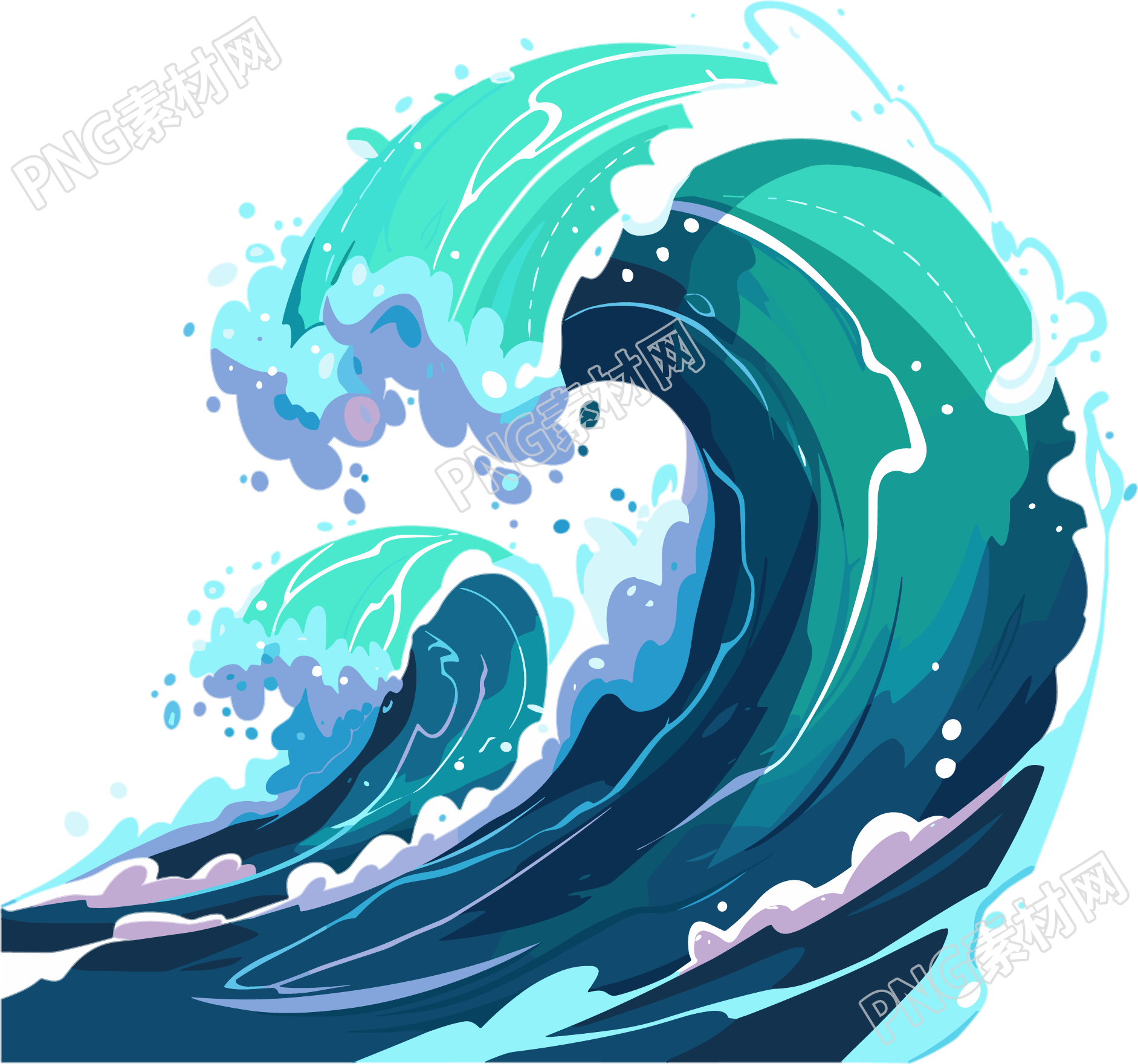海浪高清插图