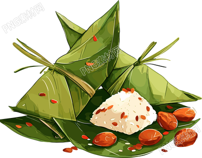 紅棗粽子插畫設(shè)計(jì)元素