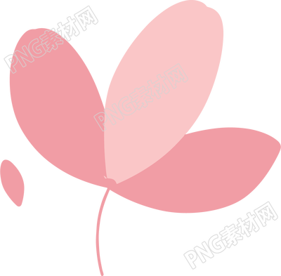 花瓣贴纸素材