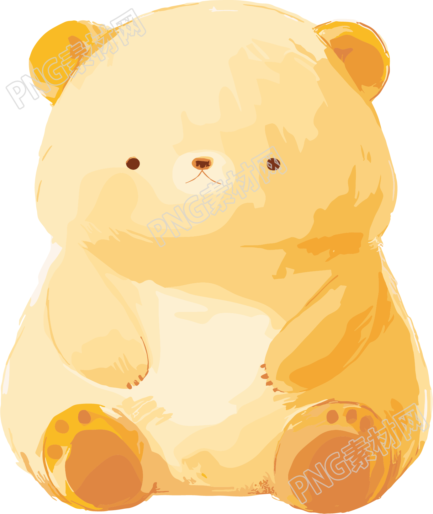 小熊可爱插画