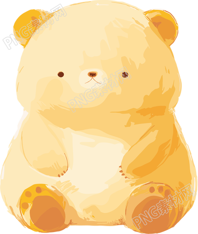 小熊可爱插画