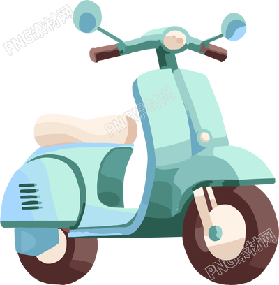 电动车PNG插画素材