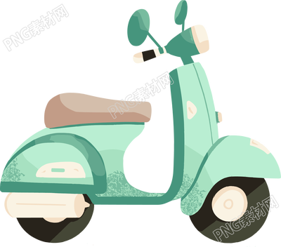 电动车插图设计素材