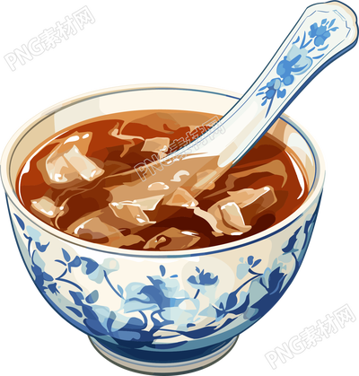 凉茶矢量插图