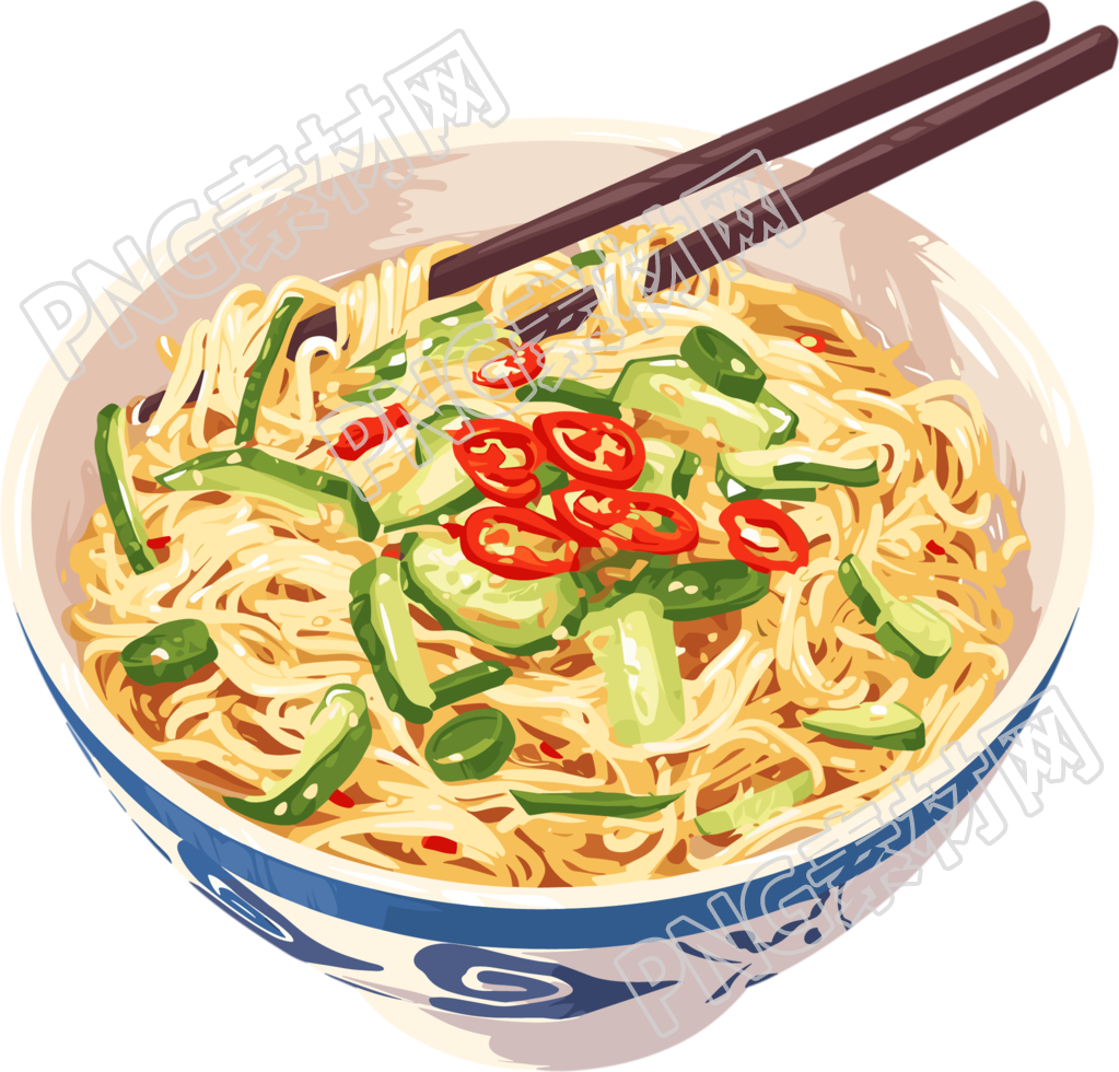 美味凉面插图