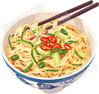 美味凉面插图