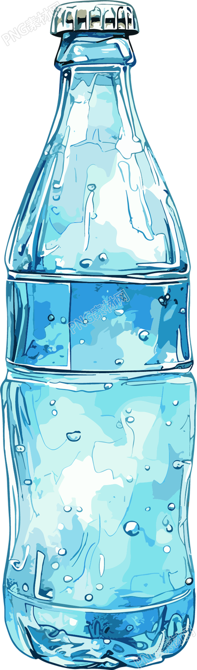 汽水瓶简单插图