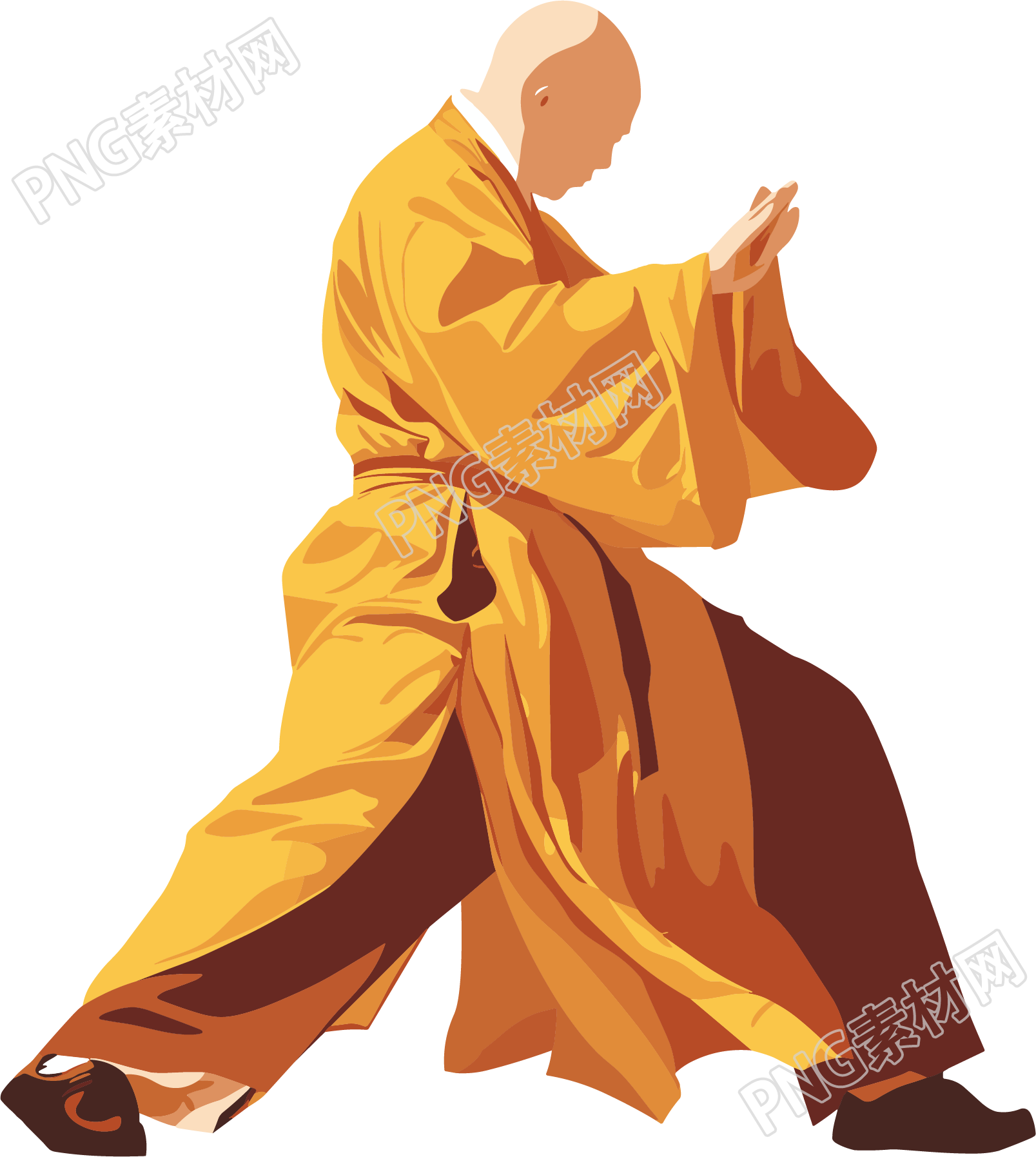 和尚高清质量插画