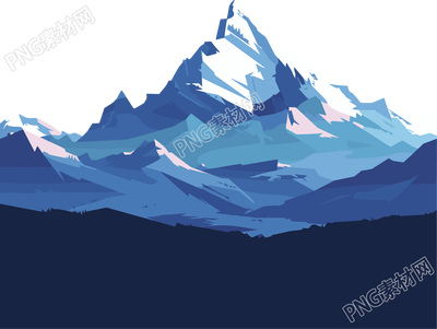 雪山创意设计元素