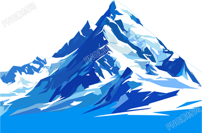 雪山插画设计元素
