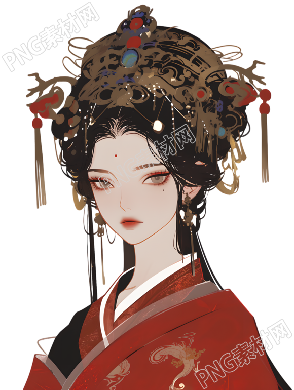 古代美女元素